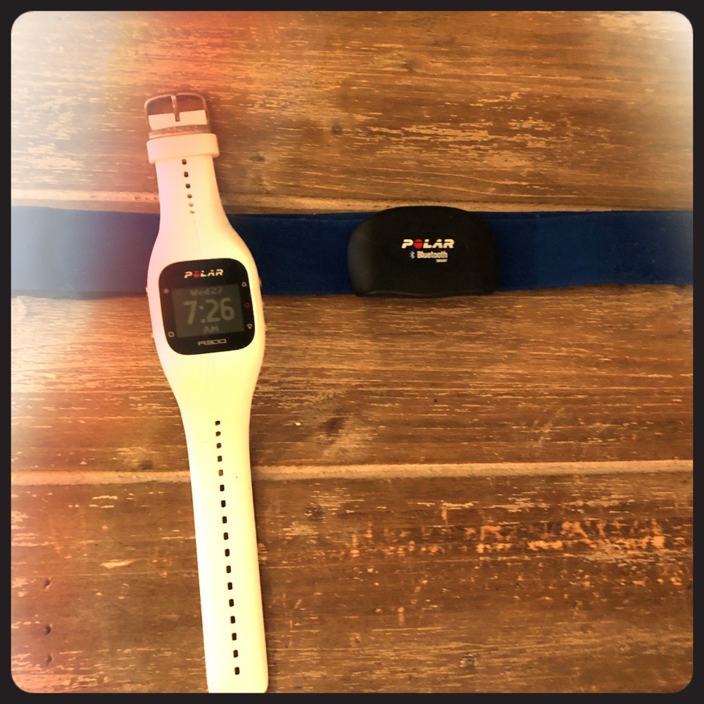 Polar A300 Watch and HR chest strap